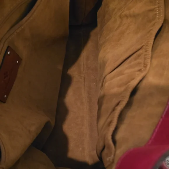 Patricia Nash Red Leather Tote with Braided Handles - Picture 10 of 14